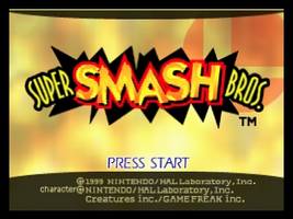 Super Smash Bros. Title Screen